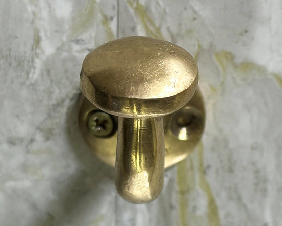 Solid Brass Wall Mounted Hooks, Bathroom Wall Hooks - Curated Home Decor