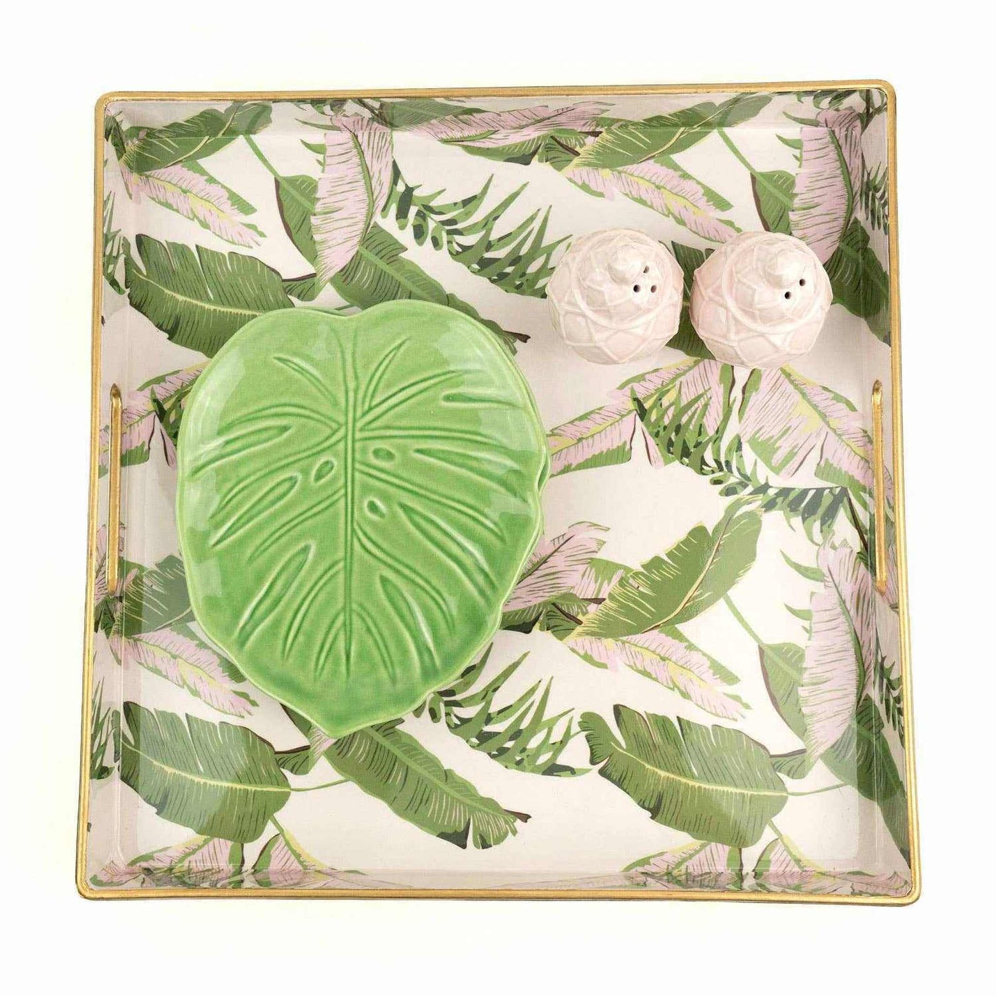 
                  
                    Natural Botanical Square Tray - Curated Home Decor
                  
                