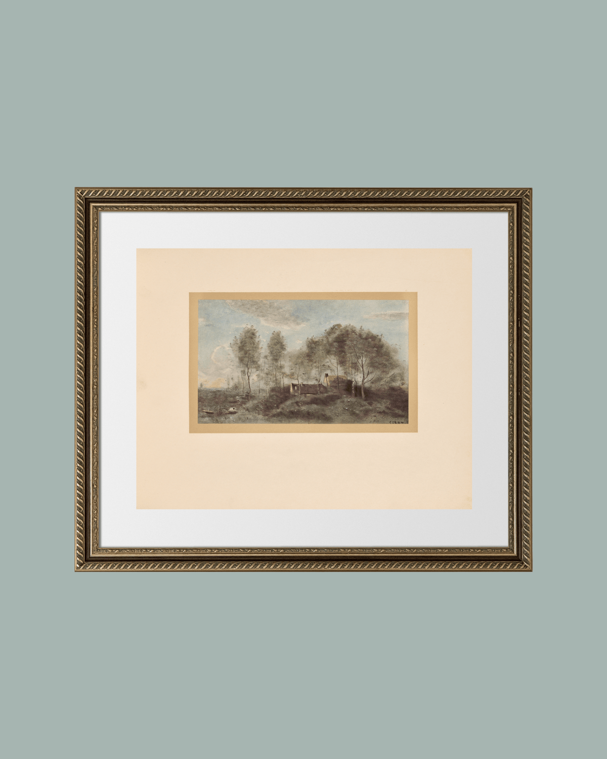 
                  
                    French Landscape II Antique Art Print: 5x7 - Curated Home Decor
                  
                