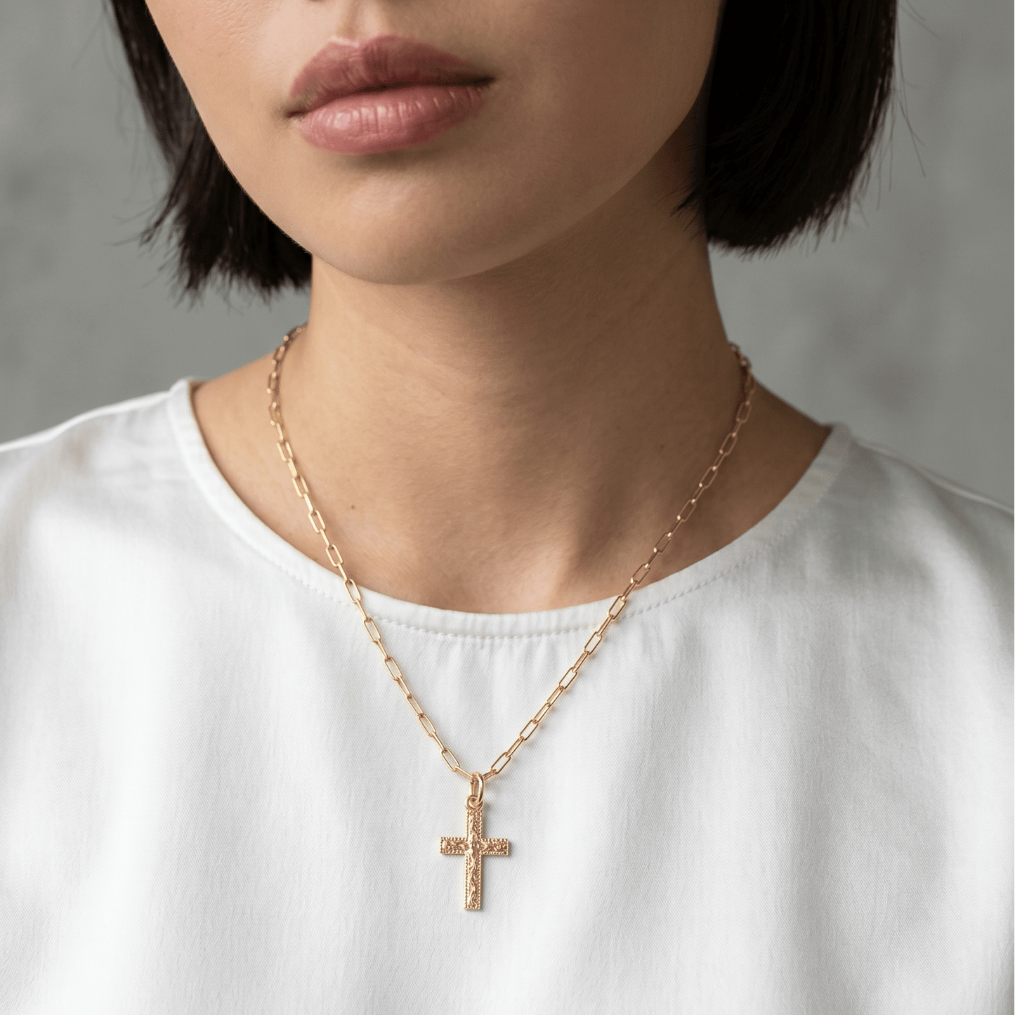 
                  
                    18k Gold Filled Victorian Cross Charm - Curated Home Decor
                  
                