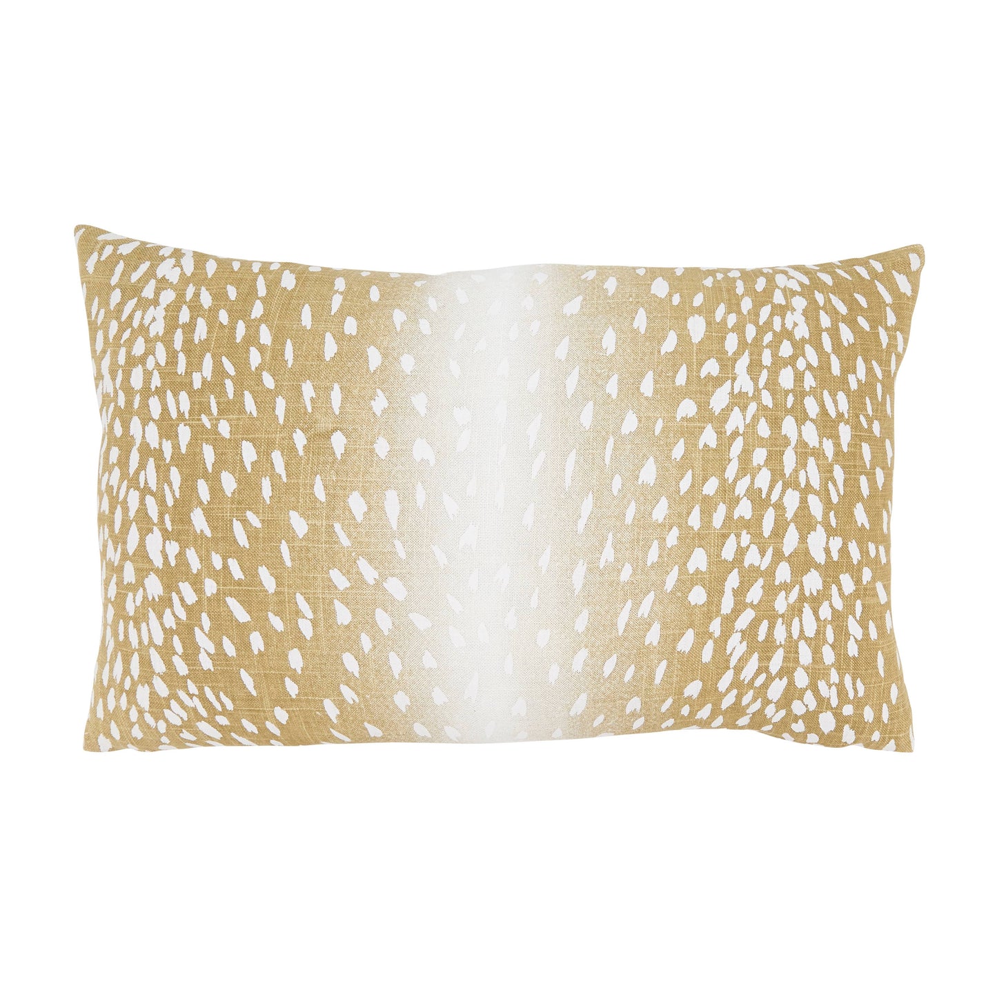 Earthy Antelope Print Throw Pillow: Natural - Curated Home Decor