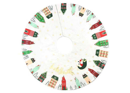 Flying Santa Tree Skirt