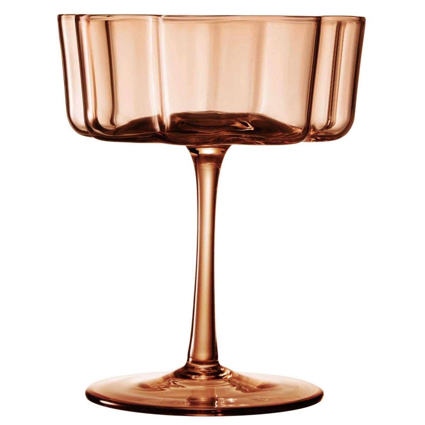 
                  
                    Flower Wave Coupe Mixed Beverage Glasses | Set of 4 - Curated Home Decor
                  
                