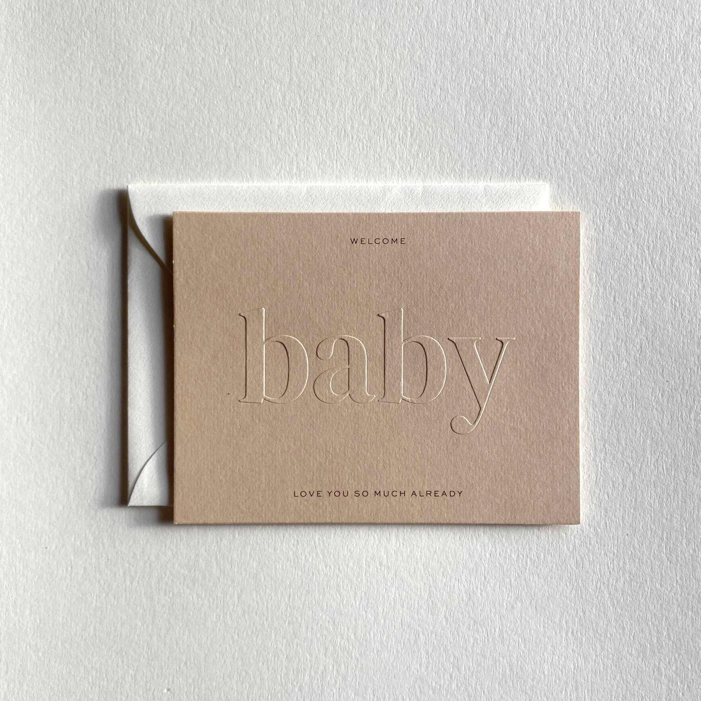 
                  
                    Baby No. 23: Butter / Single Card - Curated Home Decor
                  
                