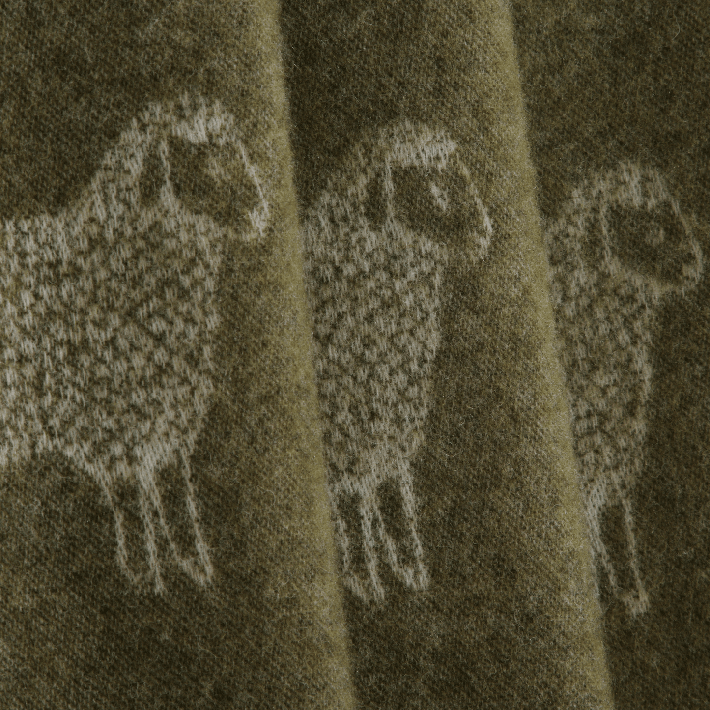 
                  
                    Moss Green Sheep Pure Wool Throw - Curated Home Decor
                  
                