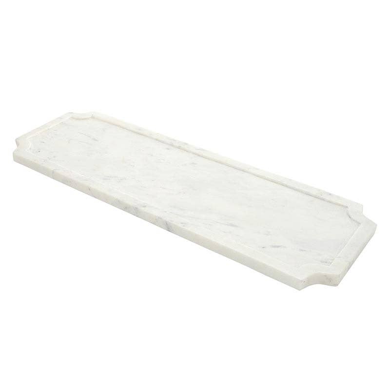 
                  
                    Long Beveled Marble Serving Board, 18 Inch - Curated Home Decor
                  
                