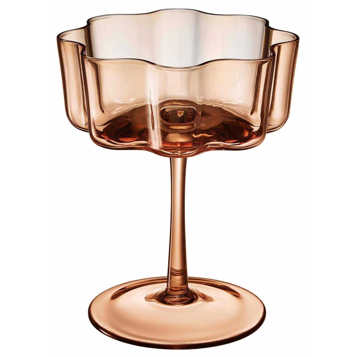 
                  
                    Flower Wave Coupe Mixed Beverage Glasses | Set of 4 - Curated Home Decor
                  
                