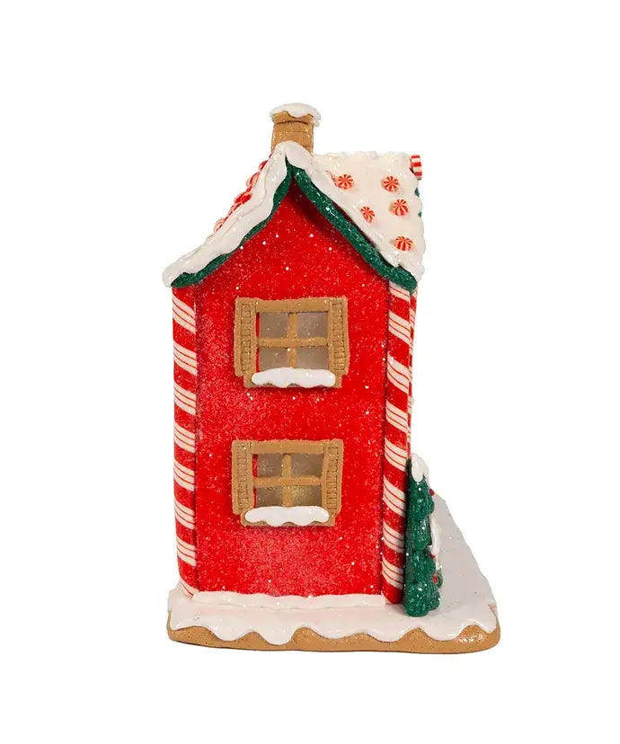 Battery-Operated Light-up Musical Gingerbread House - Curated Home Decor