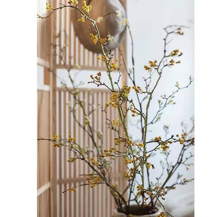 
                  
                    Long Weigela Flower Stem 63" Tall: White - Curated Home Decor
                  
                
