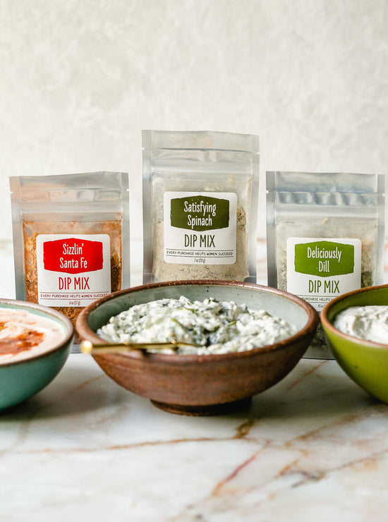 Soup Of Success - Delicious Dill, Sizzlin' Santa Fe & Spinach Dip Trio - Curated Home Decor