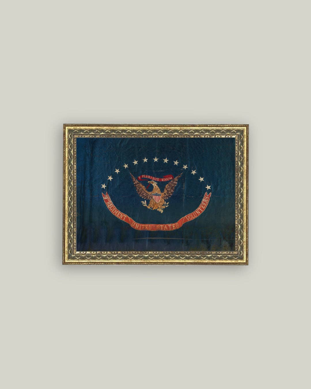 
                  
                    Flag of the 9th Regiment Framed Antique Art: 7x5 - Curated Home Decor
                  
                