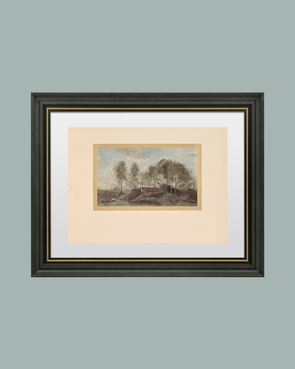 
                  
                    French Landscape II Antique Art Print: 5x7 - Curated Home Decor
                  
                