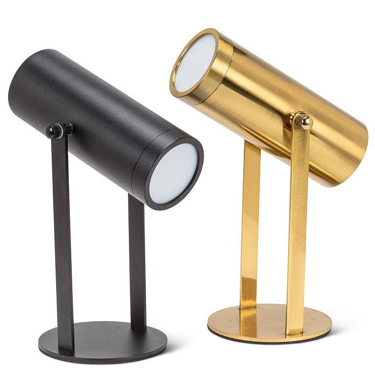 
                  
                    Gold pivot spotlight LED lamp, 10 inch, photo 2
                  
                
