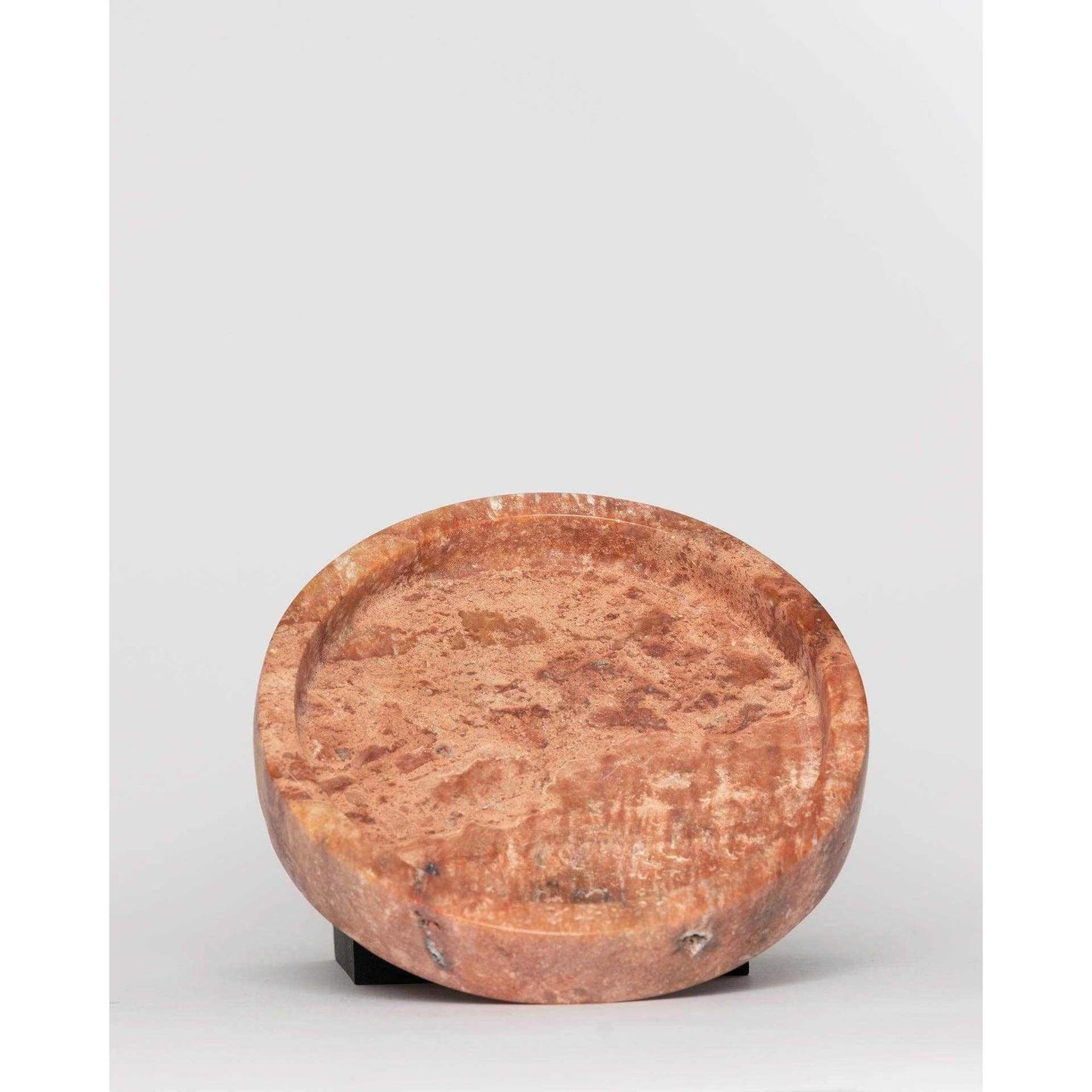 travertine stone coaster base for Nude Cloche + Stone candle cover