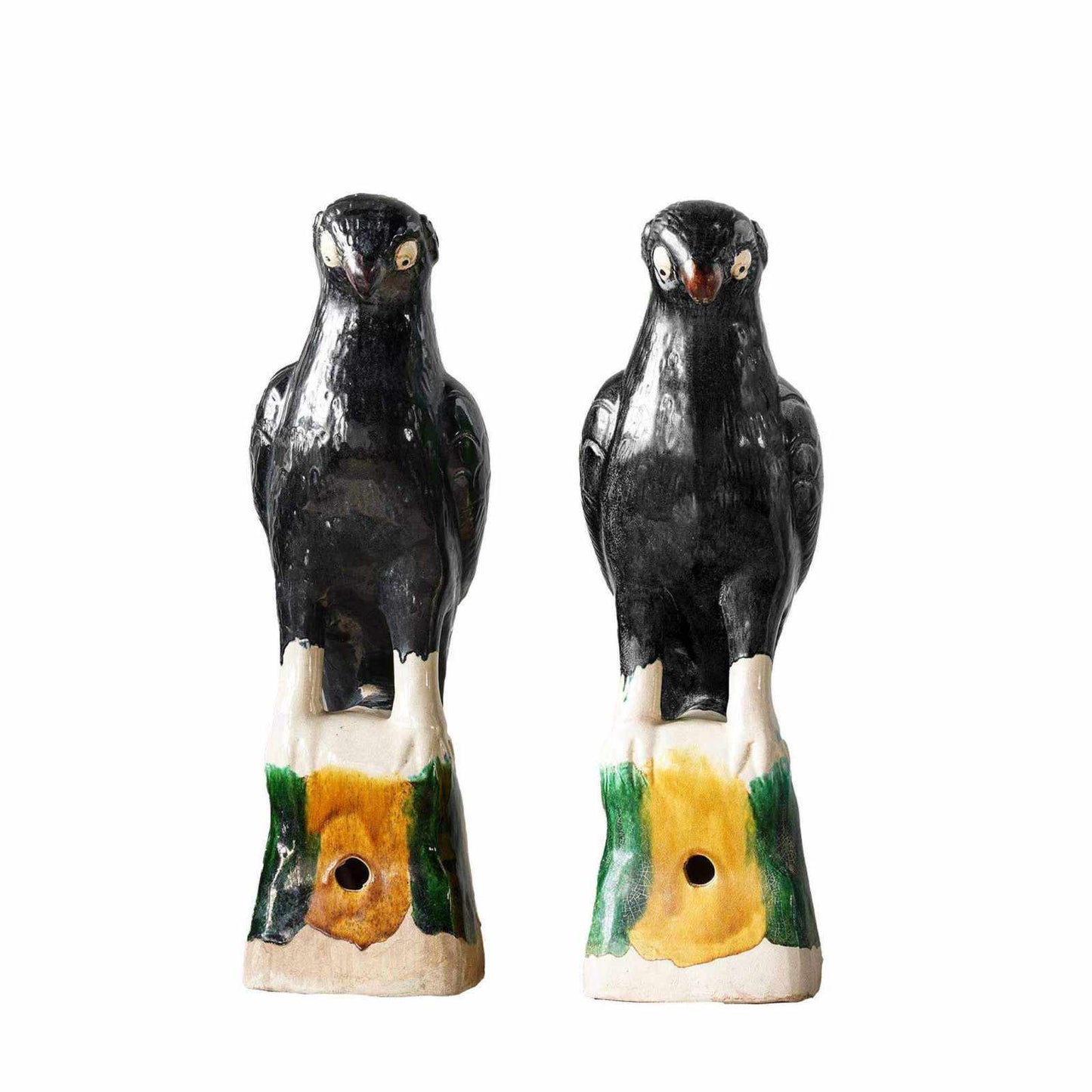 
                  
                    Jingdezhen Hand - Painted Porcelain Bird, Pair - Curated Home Decor
                  
                