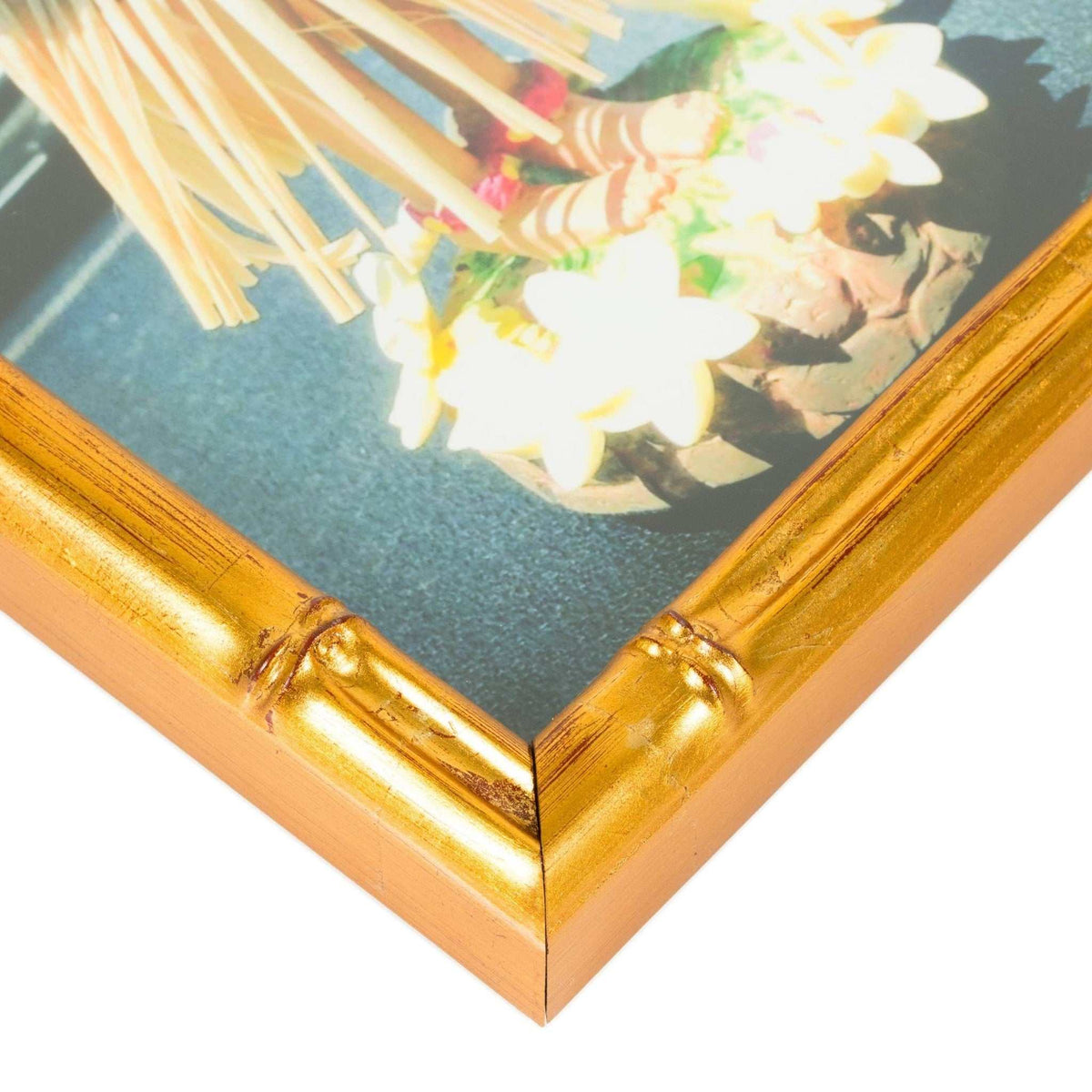 
                  
                    8x8 Picture Frame, Vintage Bamboo Vintage Gold, Assembled - Curated Home Decor
                  
                