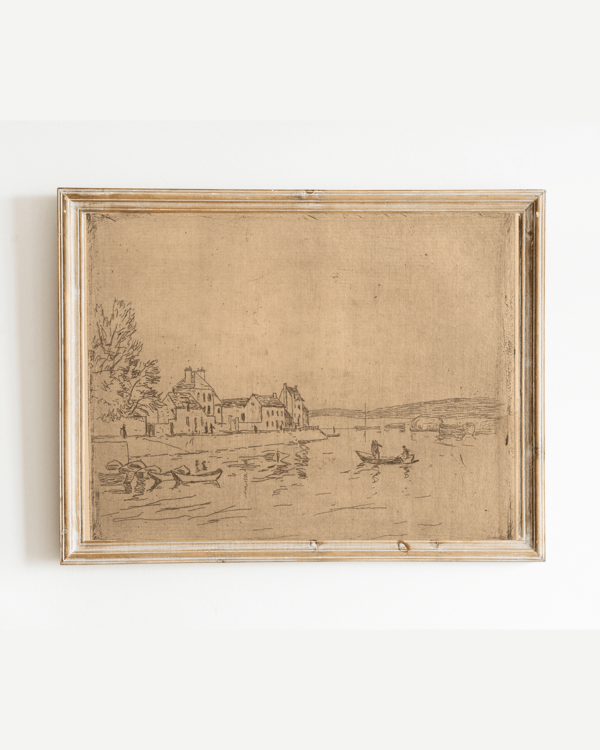 
                  
                    On the Banks of the Loing Antique Art Print: 5x7 - Curated Home Decor
                  
                