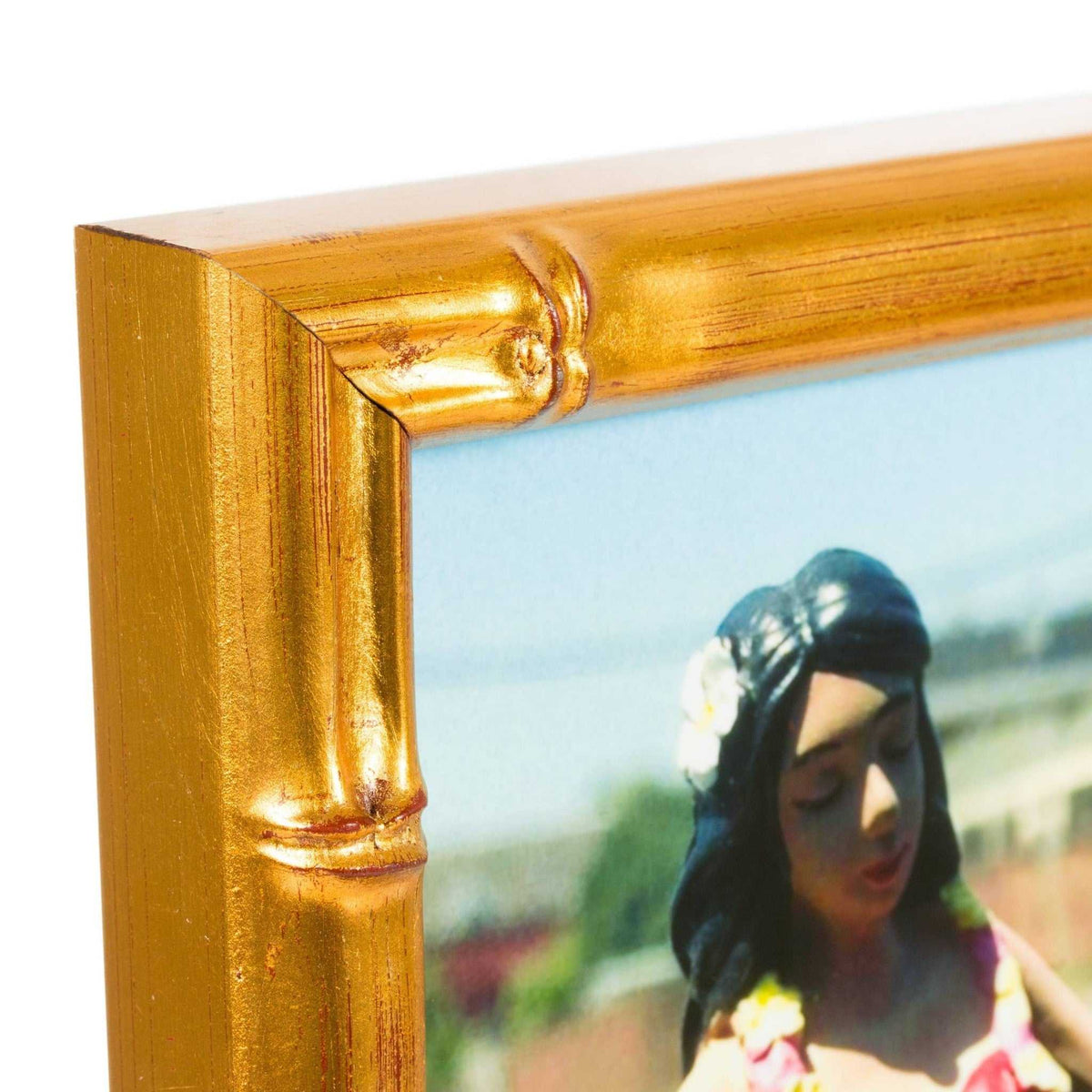 
                  
                    8x8 Picture Frame, Vintage Bamboo Vintage Gold, Assembled - Curated Home Decor
                  
                