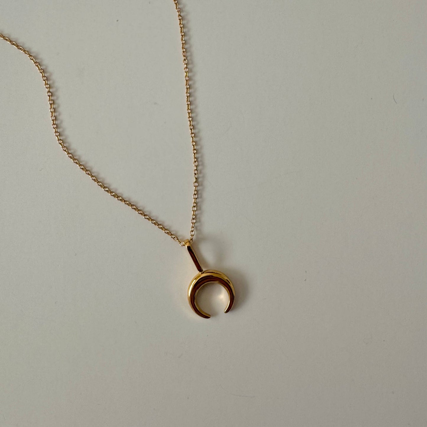 Half Moon Necklace- Gold