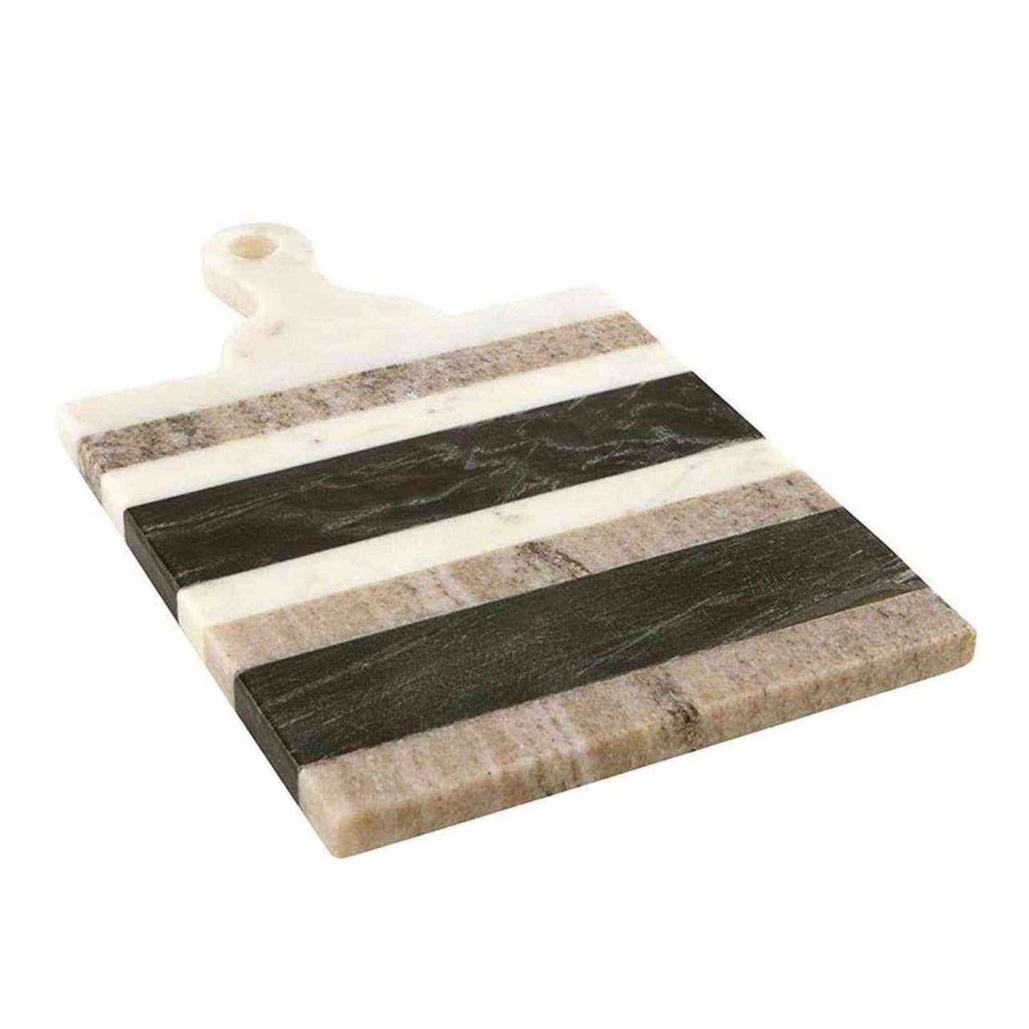 
                  
                    Stripe Marble Board with Handle - Curated Home Decor
                  
                