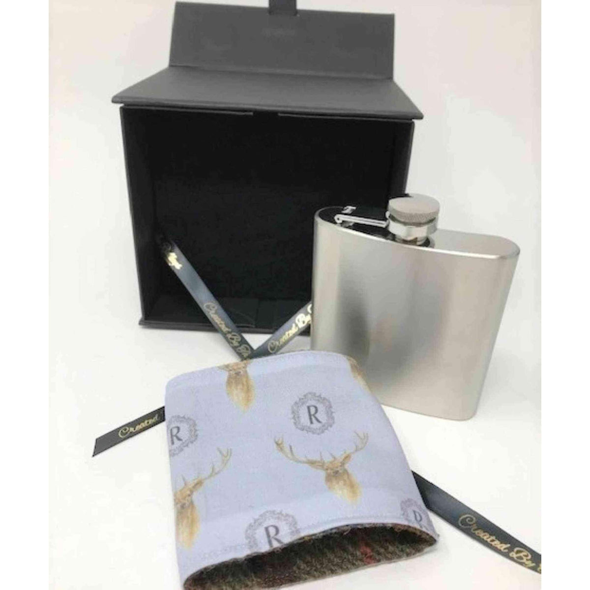 
                  
                    6oz Harris Tweed Hip Flask - Autumn Colours - Curated Home Decor
                  
                