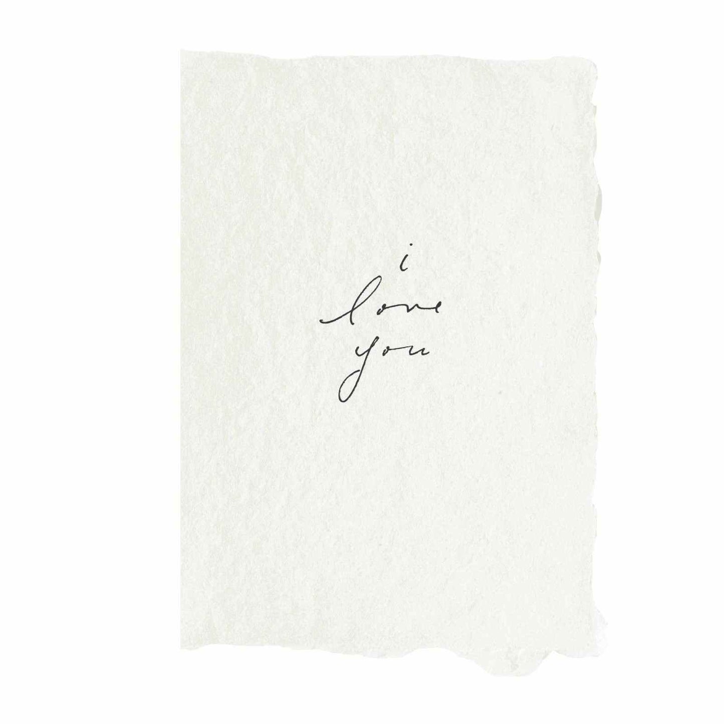 I love you card - Curated Home Decor
