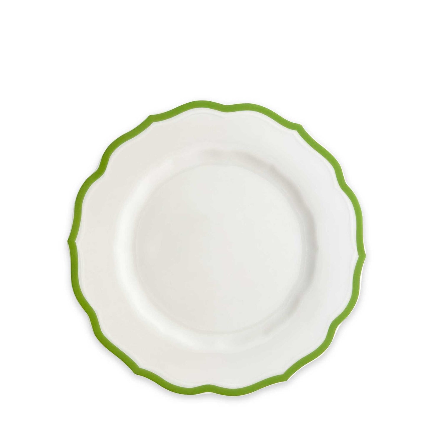 
                  
                    Green Trim Scalloped Verde Salad Plate 8” - Curated Home Decor
                  
                