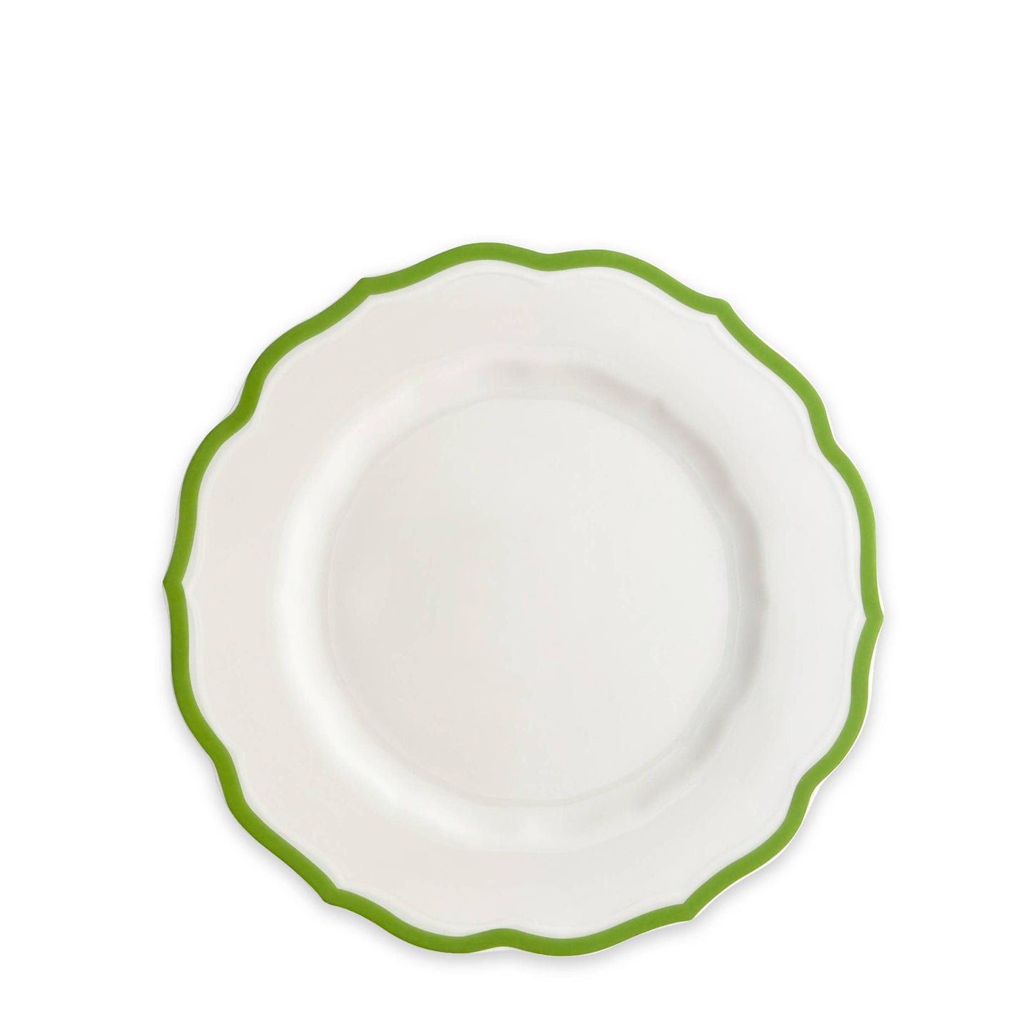 Caskata - Stella Scalloped Verde Salad Plate - Curated Home Decor