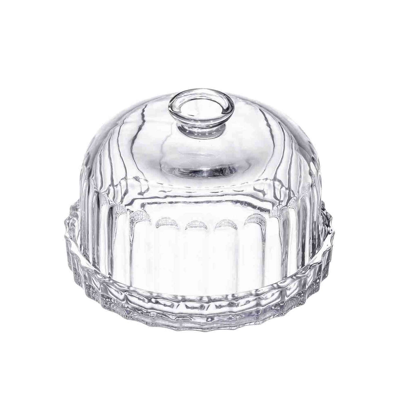 
                  
                    Glass Dessert Dish with Lid - Curated Home Decor
                  
                