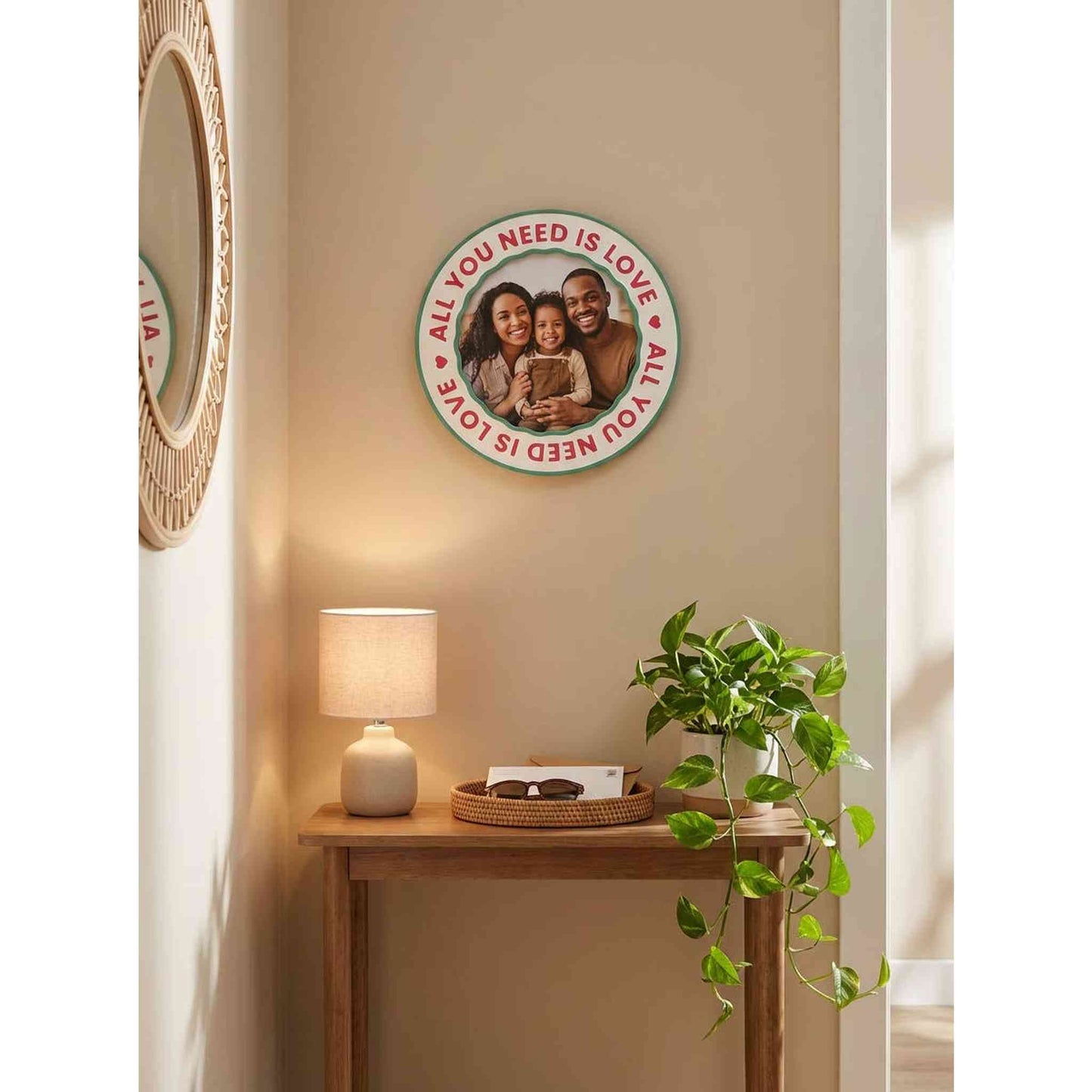 
                  
                    "All you need is love" Metal Frame - Curated Home Decor
                  
                