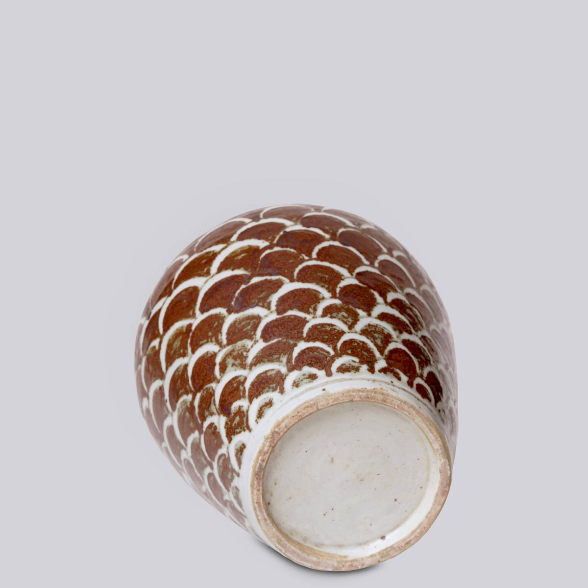 
                  
                    Rustic Copper Glazed Dragon Scale Porcelain Pot - Curated Home Decor
                  
                
