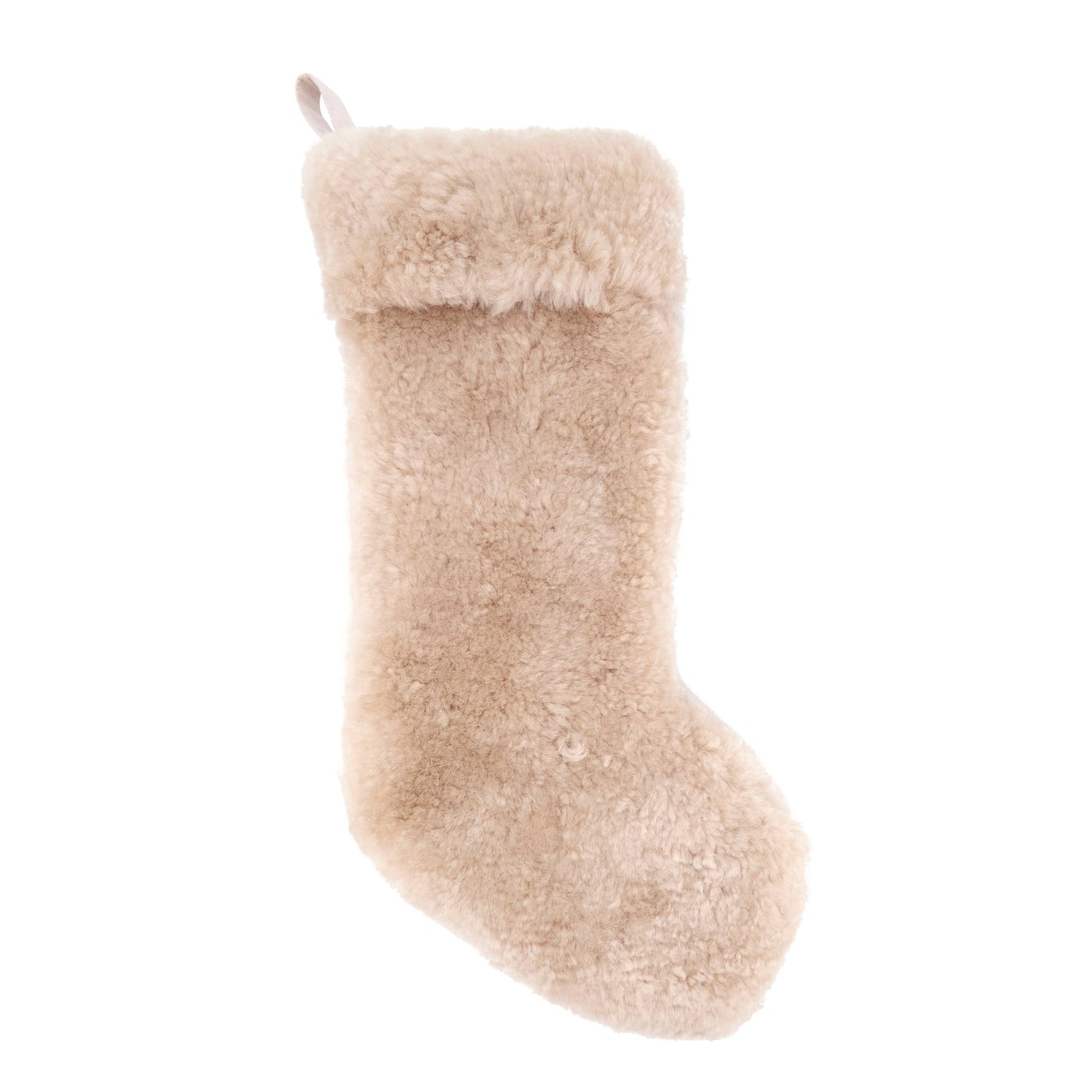 Cozy Delight Lamb Fur Stocking: Ivory / 8"x20" - Curated Home Decor