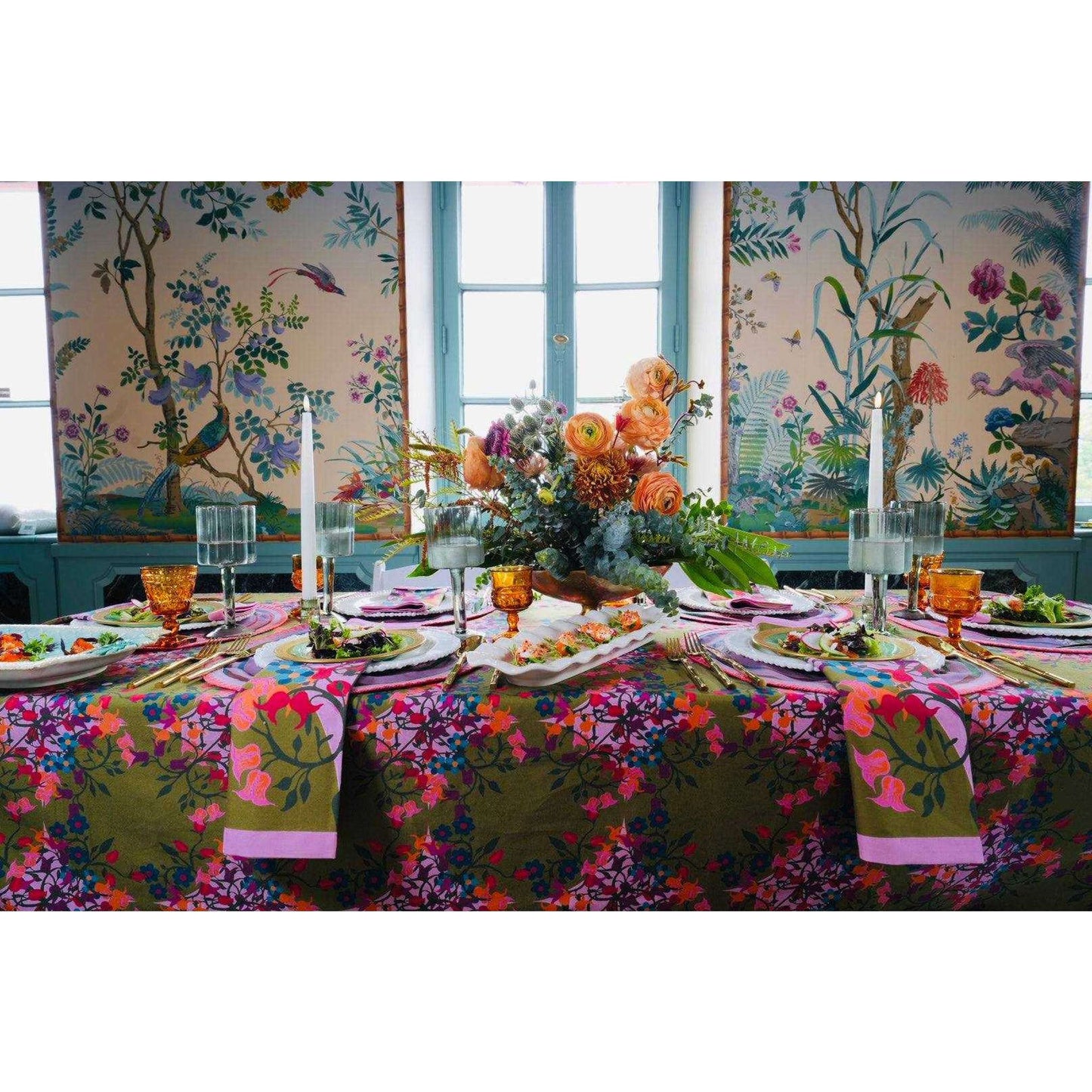 
                  
                    Tablecloth Blumen Green: Small - Curated Home Decor
                  
                