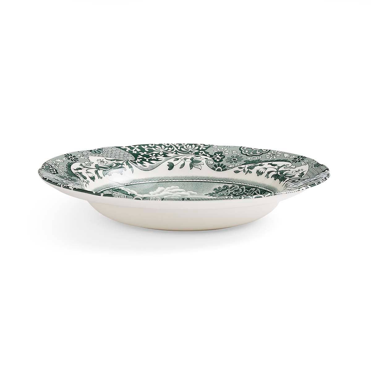 Heritage Green Italian SOUP PLATE 9" - Curated Home Decor