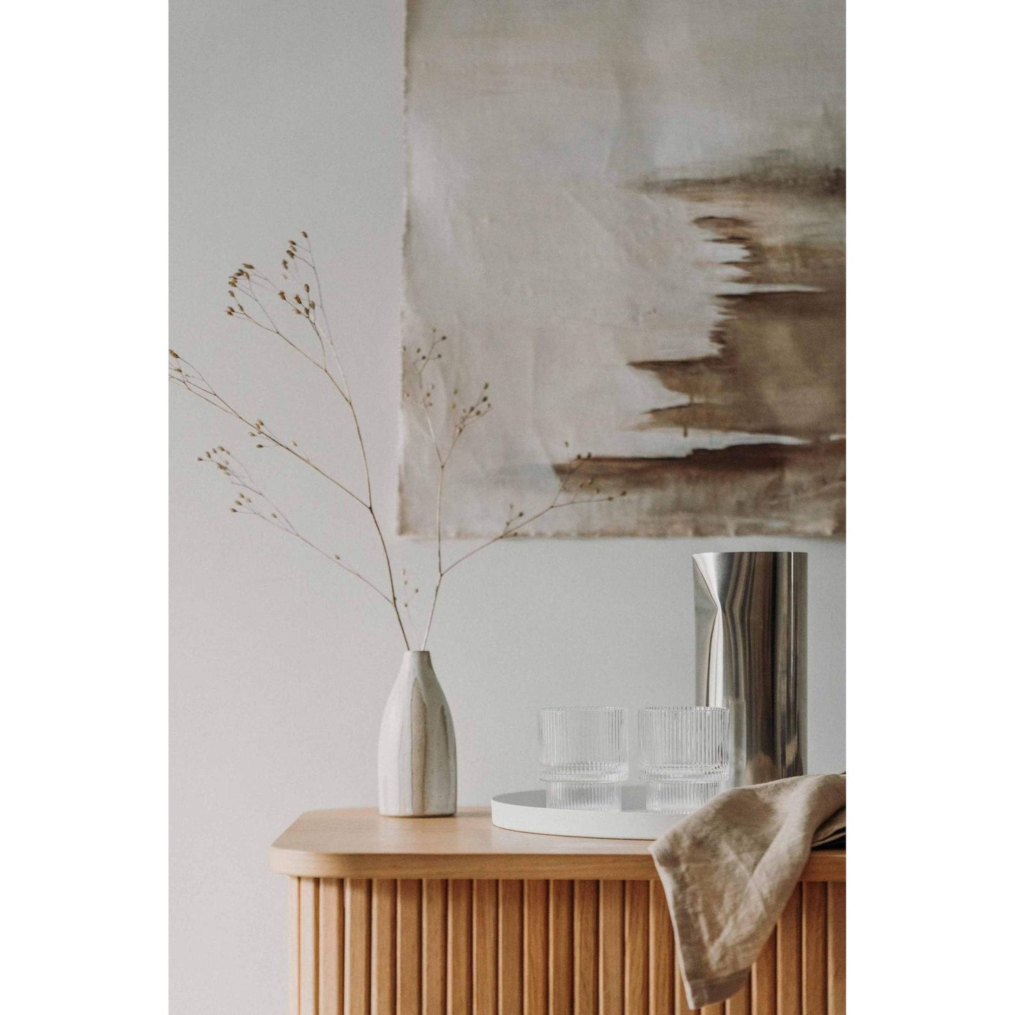 
                  
                    Set of 6 Short fluted glasses | tumblers - Curated Home Decor
                  
                