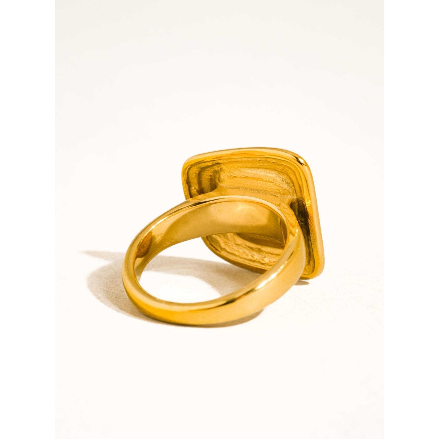 
                  
                    Auricca 18K Gold Non - Tarnish Abstract Open Statement Ring - Curated Home Decor
                  
                