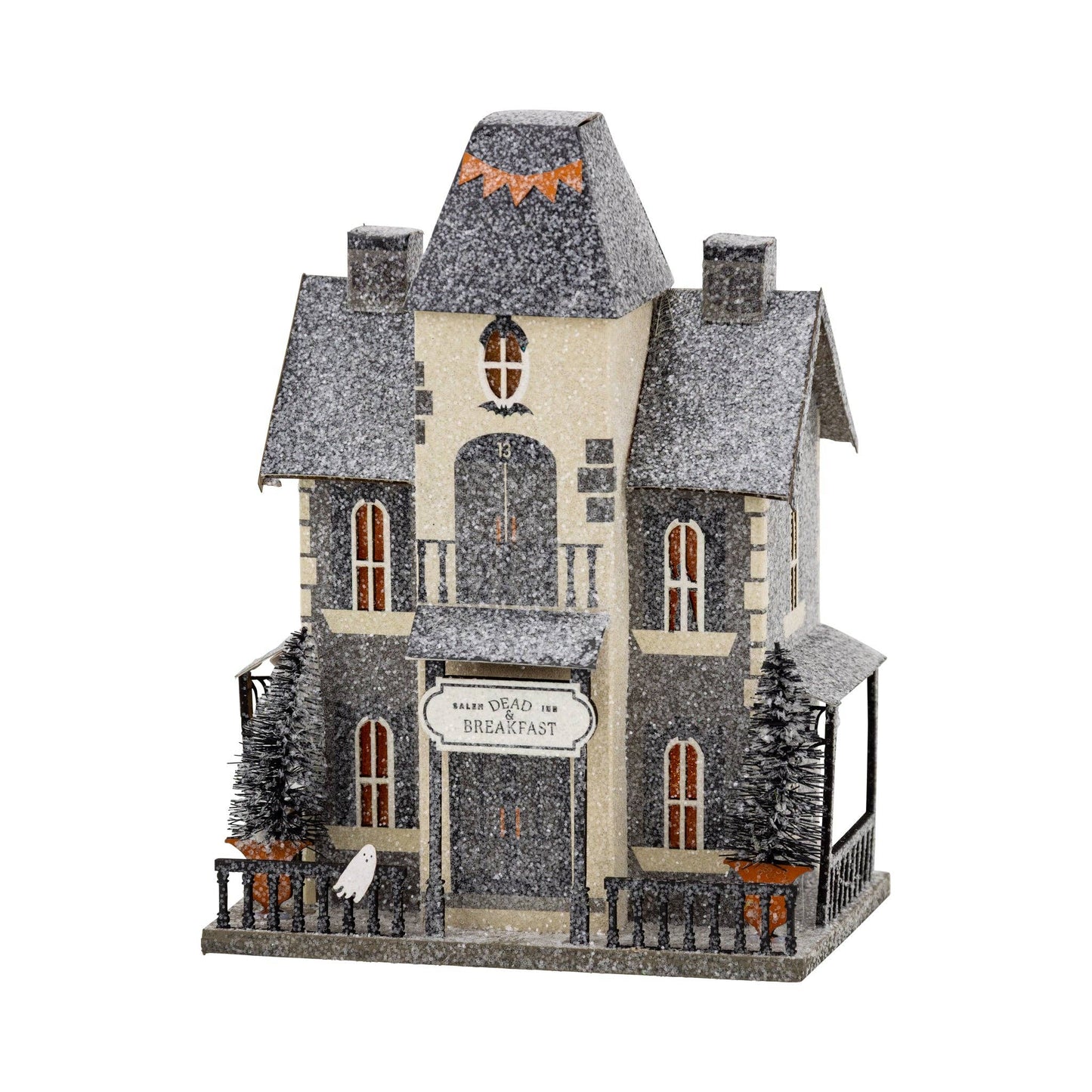 HVL1250 - Dead & Breakfast Haunted Village Decor - Curated Home Decor