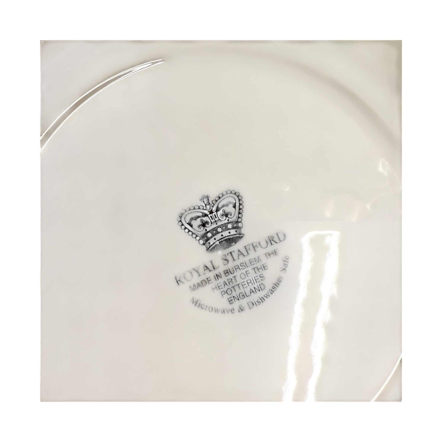 
                  
                    Royal Stafford Willow Black & Gold Salad Plates – Set of 4, Made in England - Curated Home Decor
                  
                