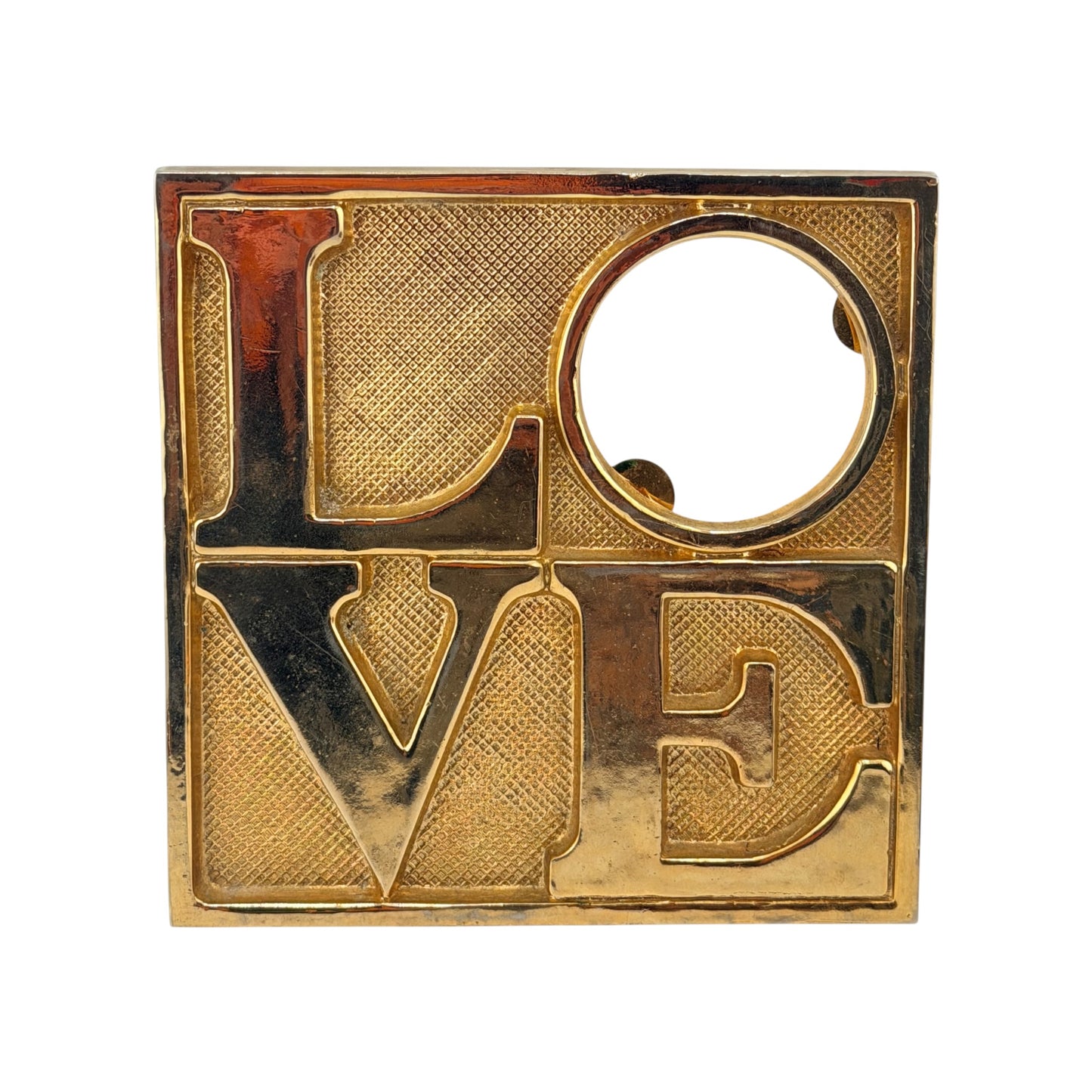 
                  
                    Vintage Brass LOVE Sculpture — Indiana Style - Curated Home Decor
                  
                