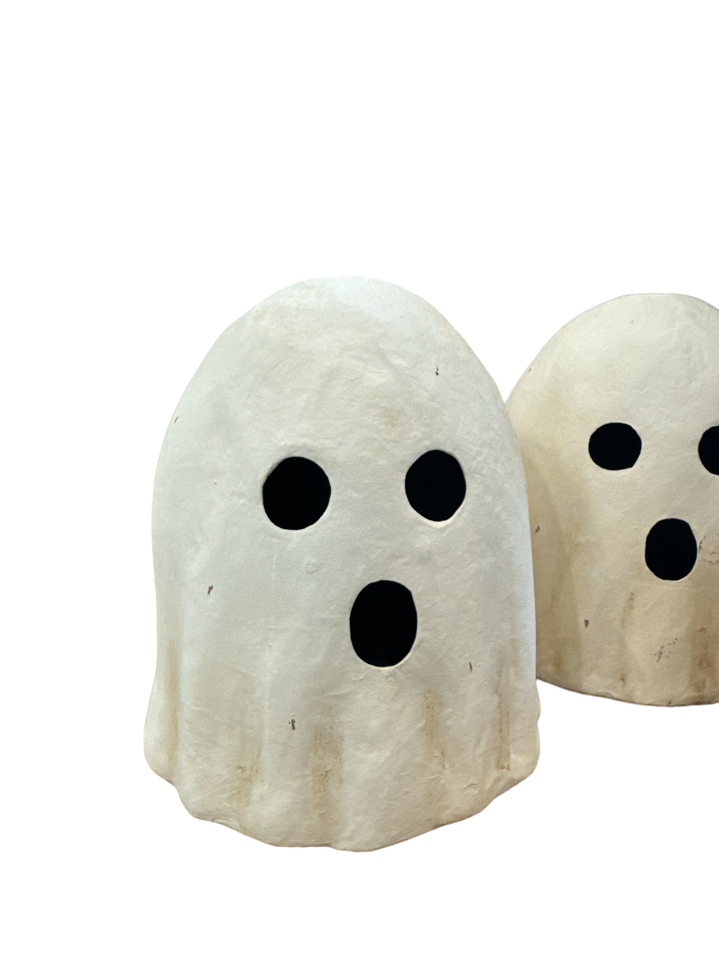 Surprised Ghost Luminary Medium Paper Mache - Curated Home Decor