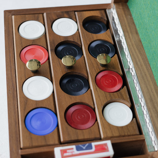 Vintage Boxed Poker Set