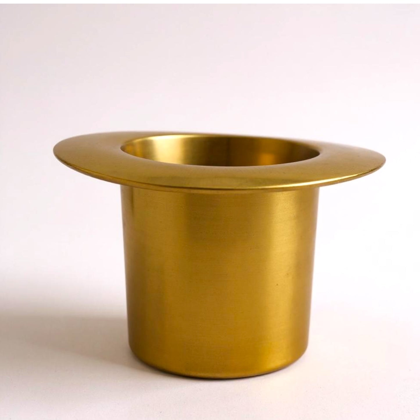 Solid BrassTop Hat Gold Champagne /Ice Bucket - Curated Home Decor