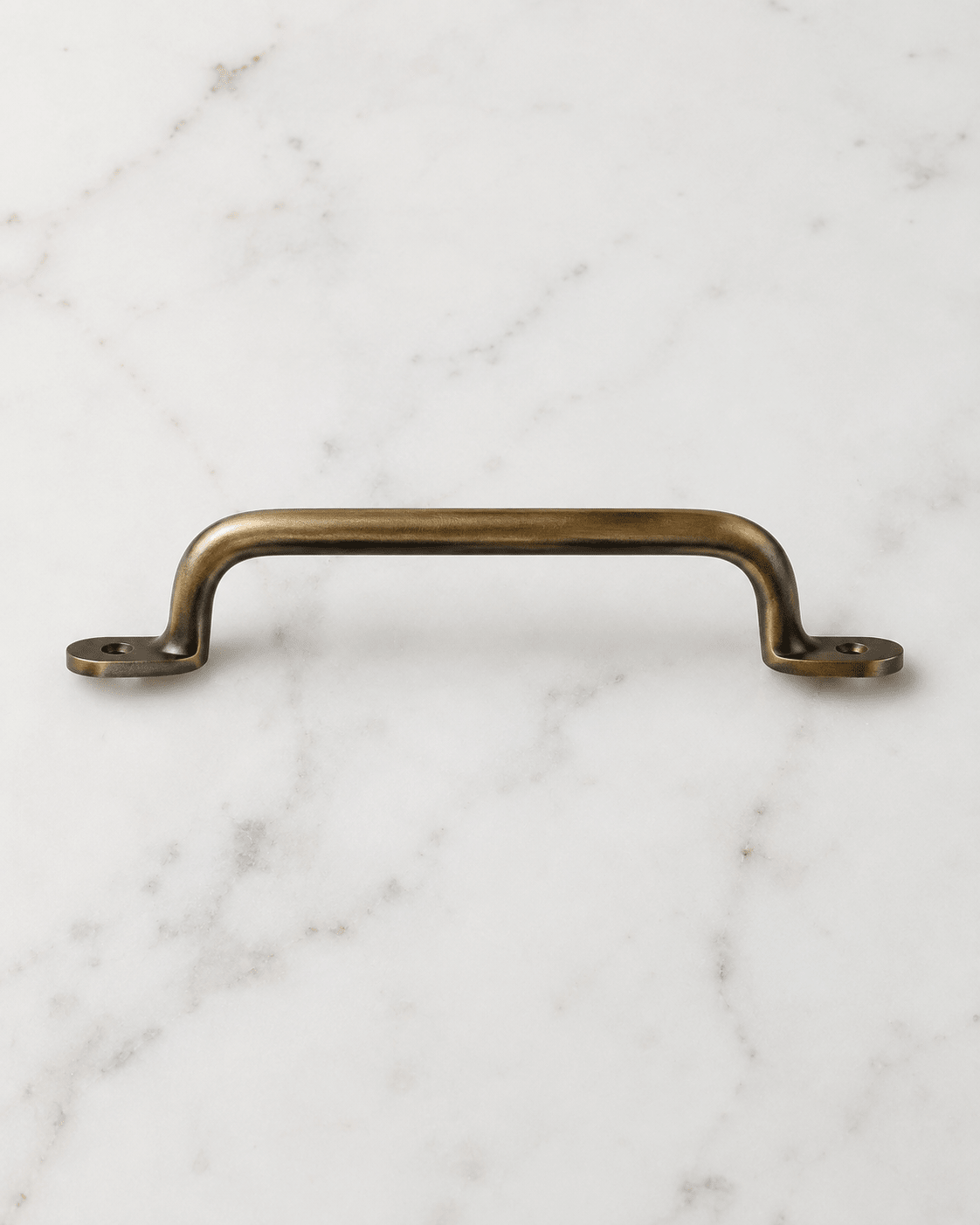 
                  
                    Solid Antique Brass Classic Drawer Pull - Curated Home Decor
                  
                