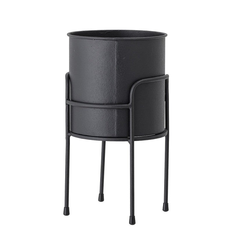 
                  
                    Flowerpot BLACKI metal, black - Bloomingville - Curated Home Decor
                  
                