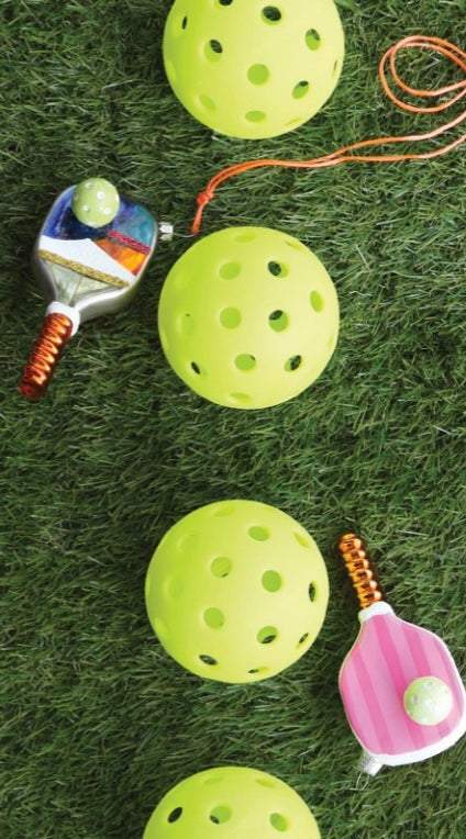 Pickleball Ornament - Curated Home Decor