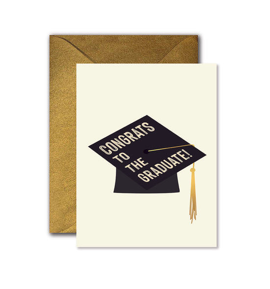 Grad Cap Greeting Card