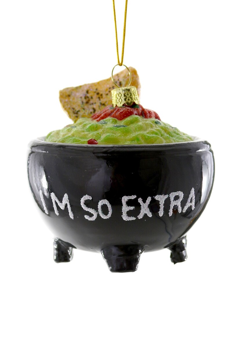 I am so extra Guacamole Ornament - Curated Home Decor