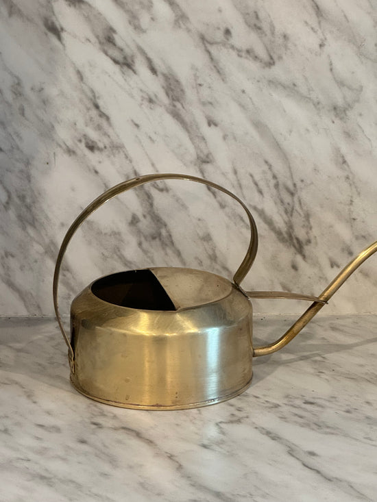 Vintage Brass Watering Can - Curated Home Decor