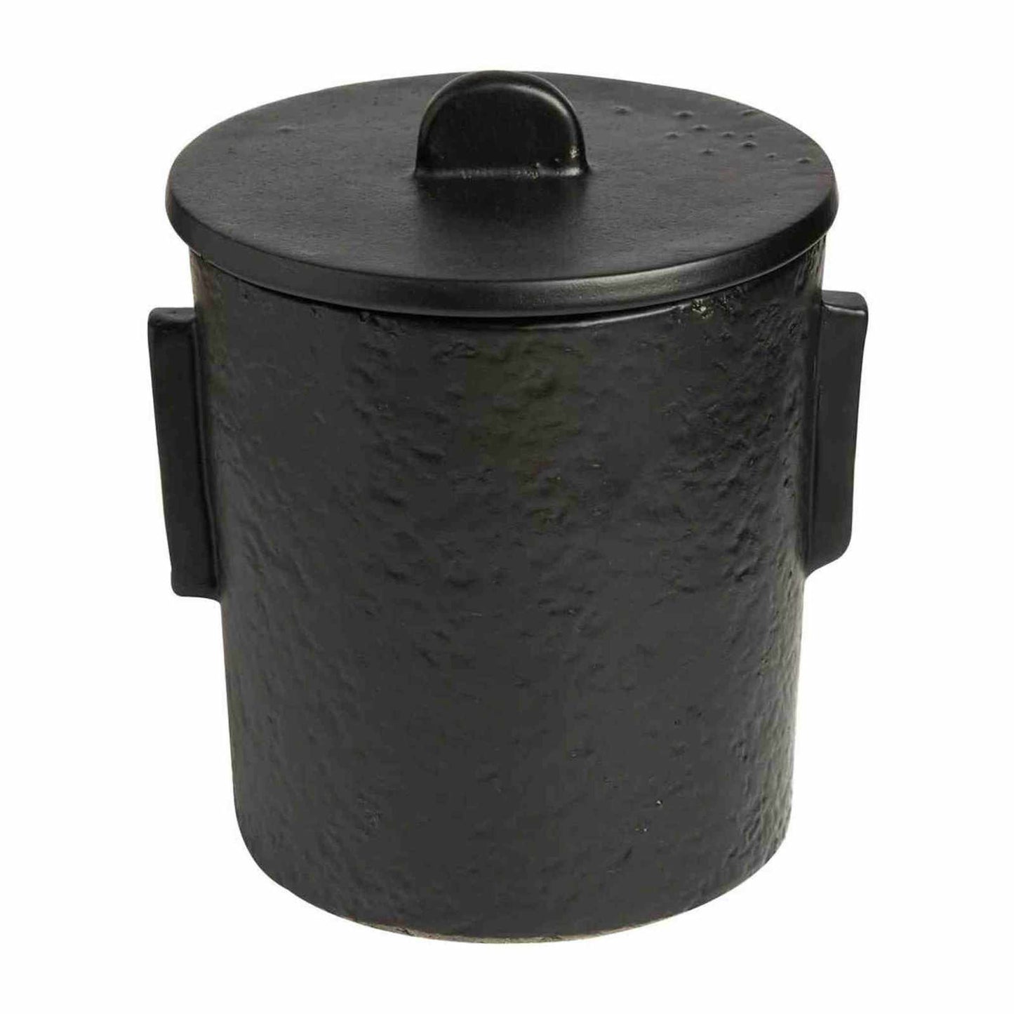 
                  
                    Matte Ceramic Texture Luxe Modern Ice Bucket With Lid - Curated Home Decor
                  
                