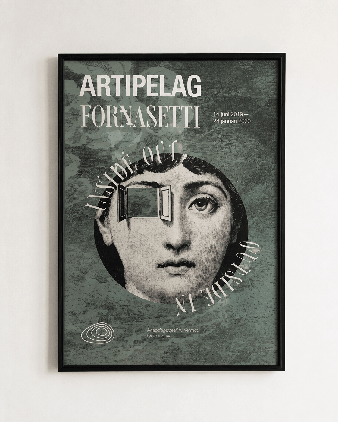 
                  
                    Fornasetti "Inside Out Outside In" Framed Exhibition Poster – Artipelag 2019 - Curated Home Decor
                  
                